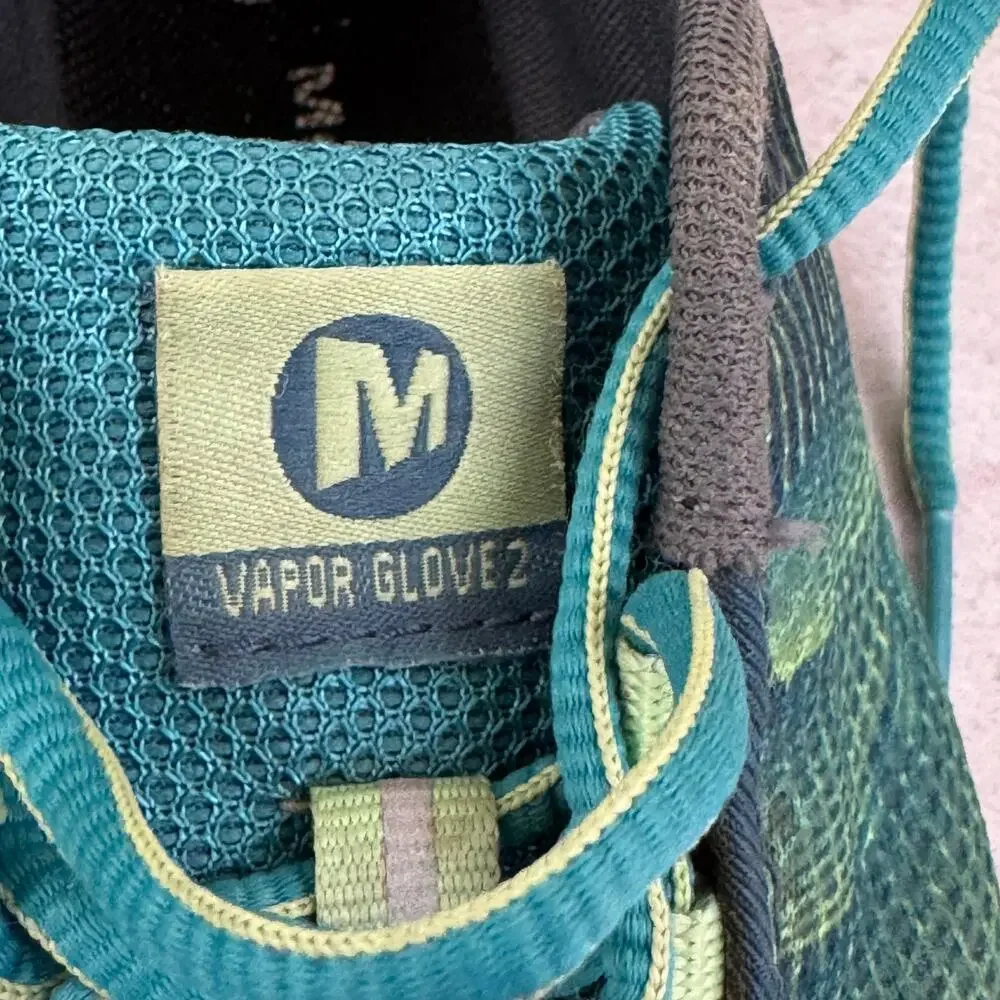 Merrell Vapor Glove 2 Women’s 6 Barefoot Minimalist Running Shoes Green Vibram